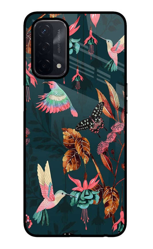 Birds Oppo A74 5G Glass Case