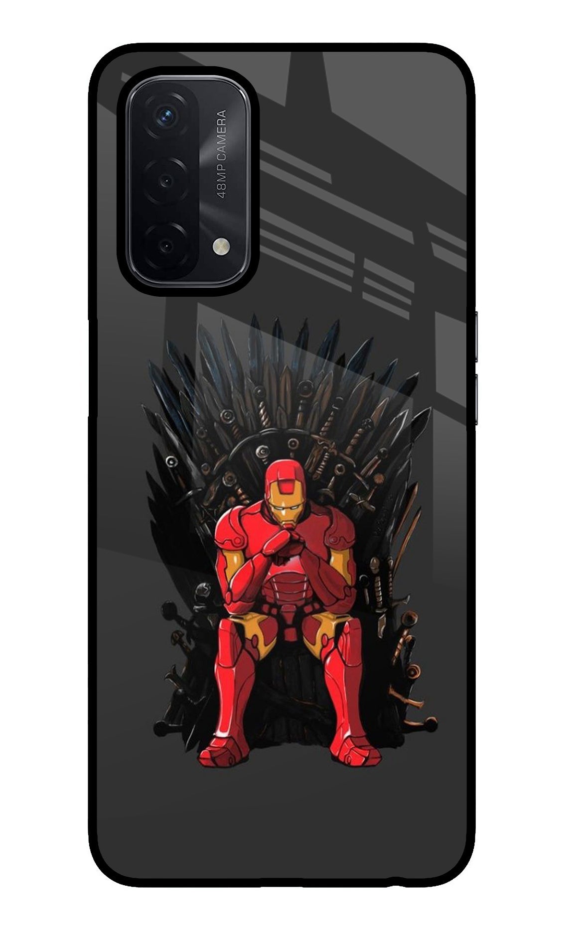 Ironman Throne Oppo A74 5G Back Cover