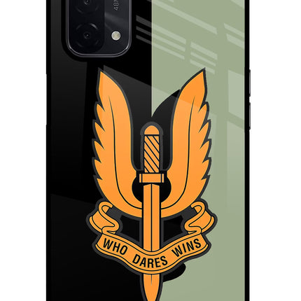 Balidan Logo Oppo A74 5G Glass Case Back Cover by Casekaro
