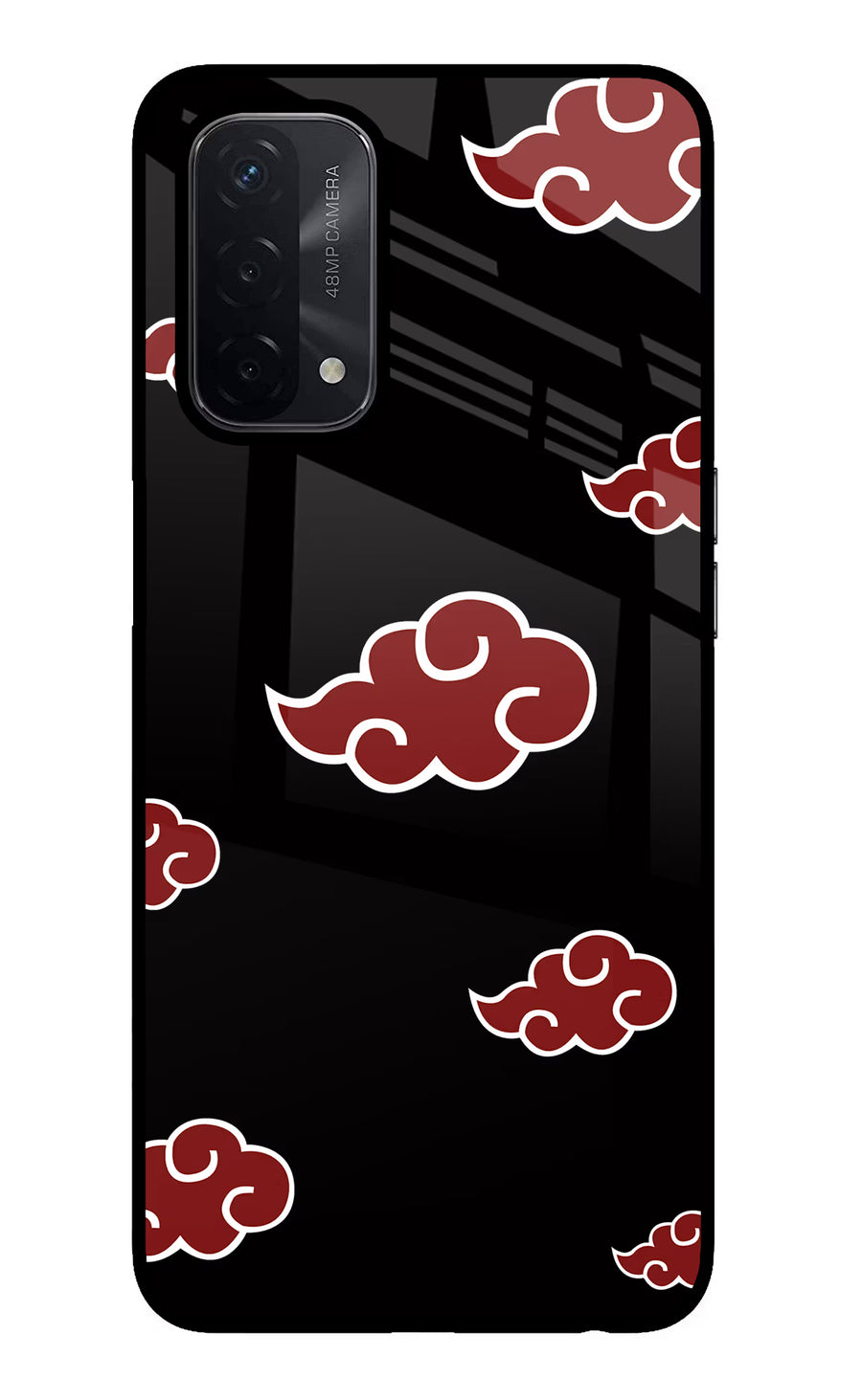 Akatsuki Oppo A74 5G Back Cover, Glass case