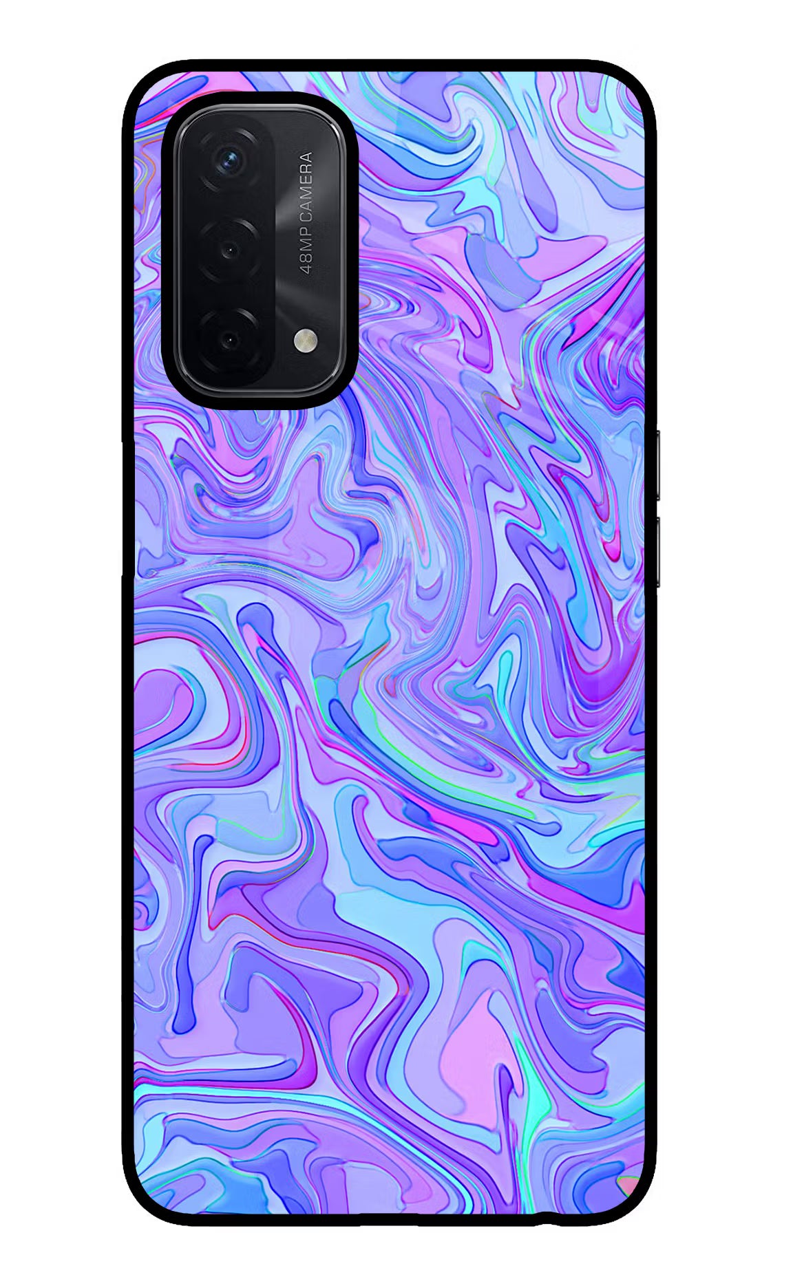 Glitter Oppo A74 5G Glass Case