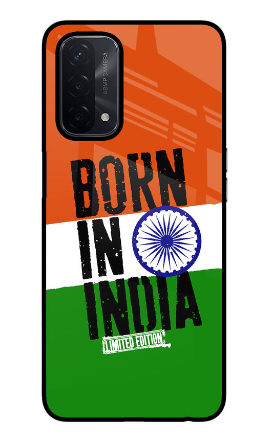 Born in India Oppo A74 5G Glass Case
