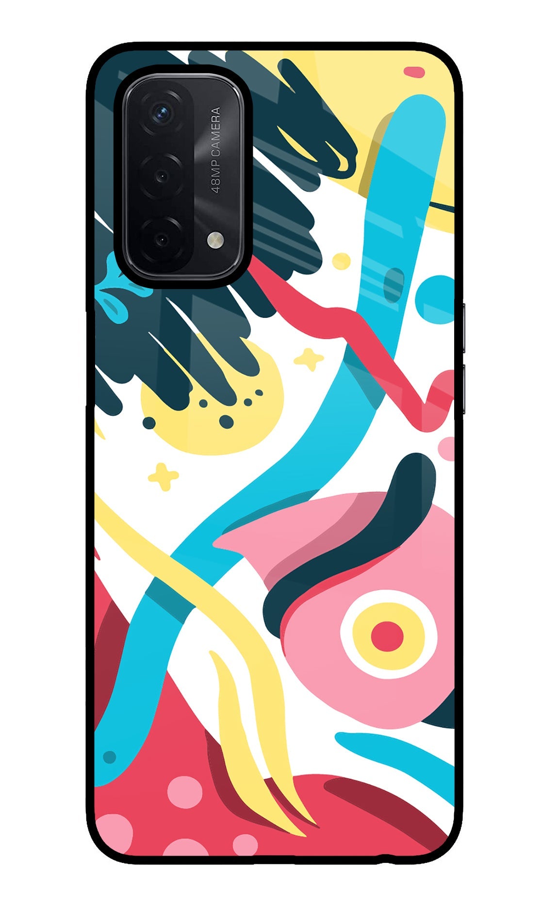 Trippy Oppo A74 5G Glass Case