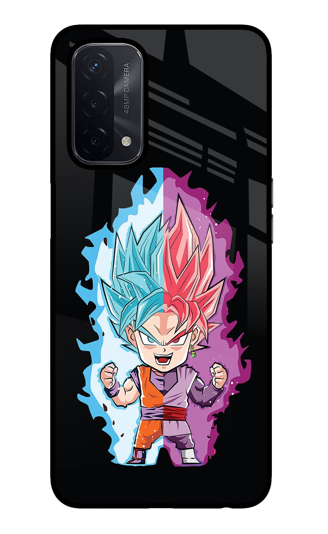 Chota Goku Oppo A74 5G Glass Case