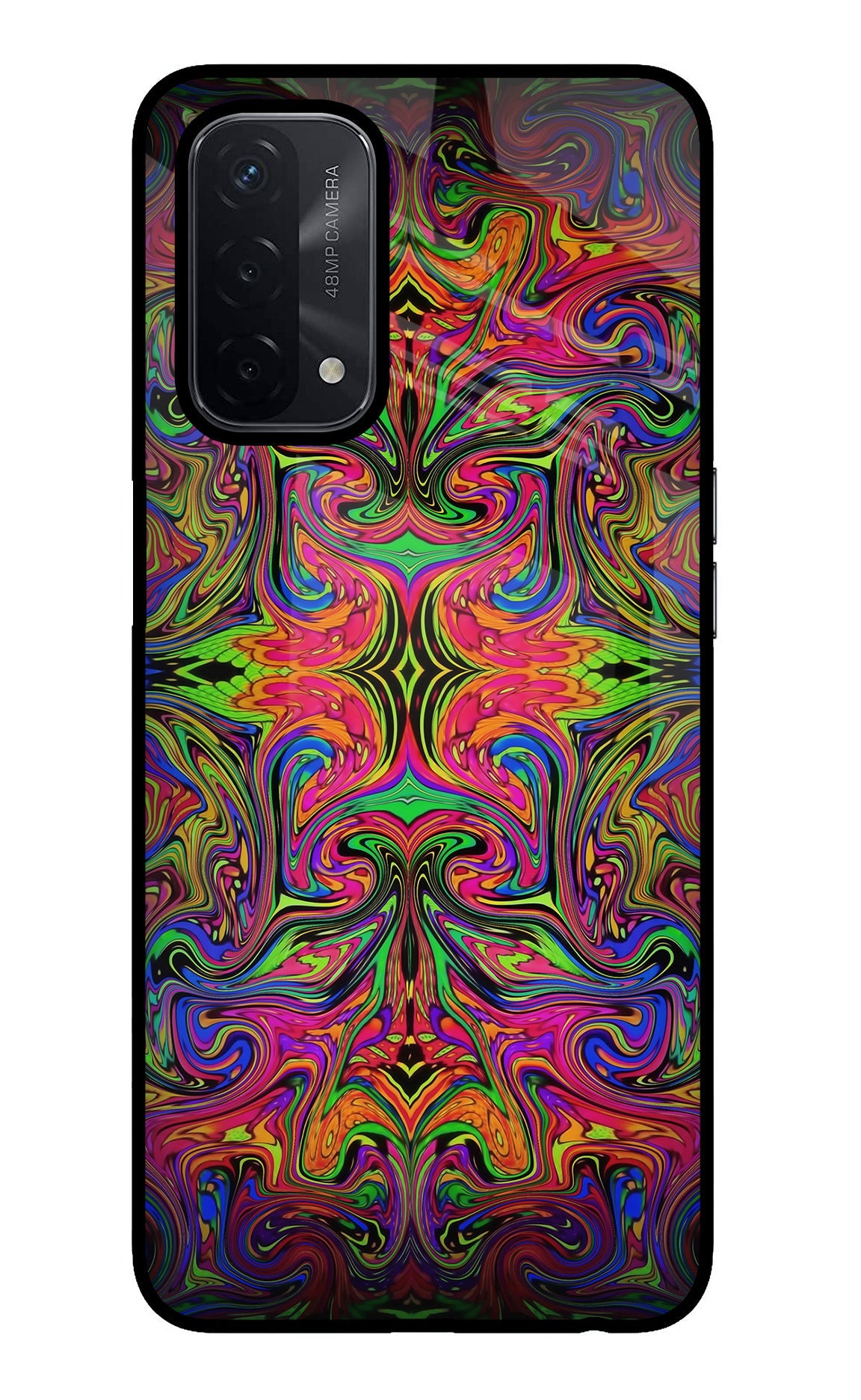 Psychedelic Art Oppo A74 5G Back Cover