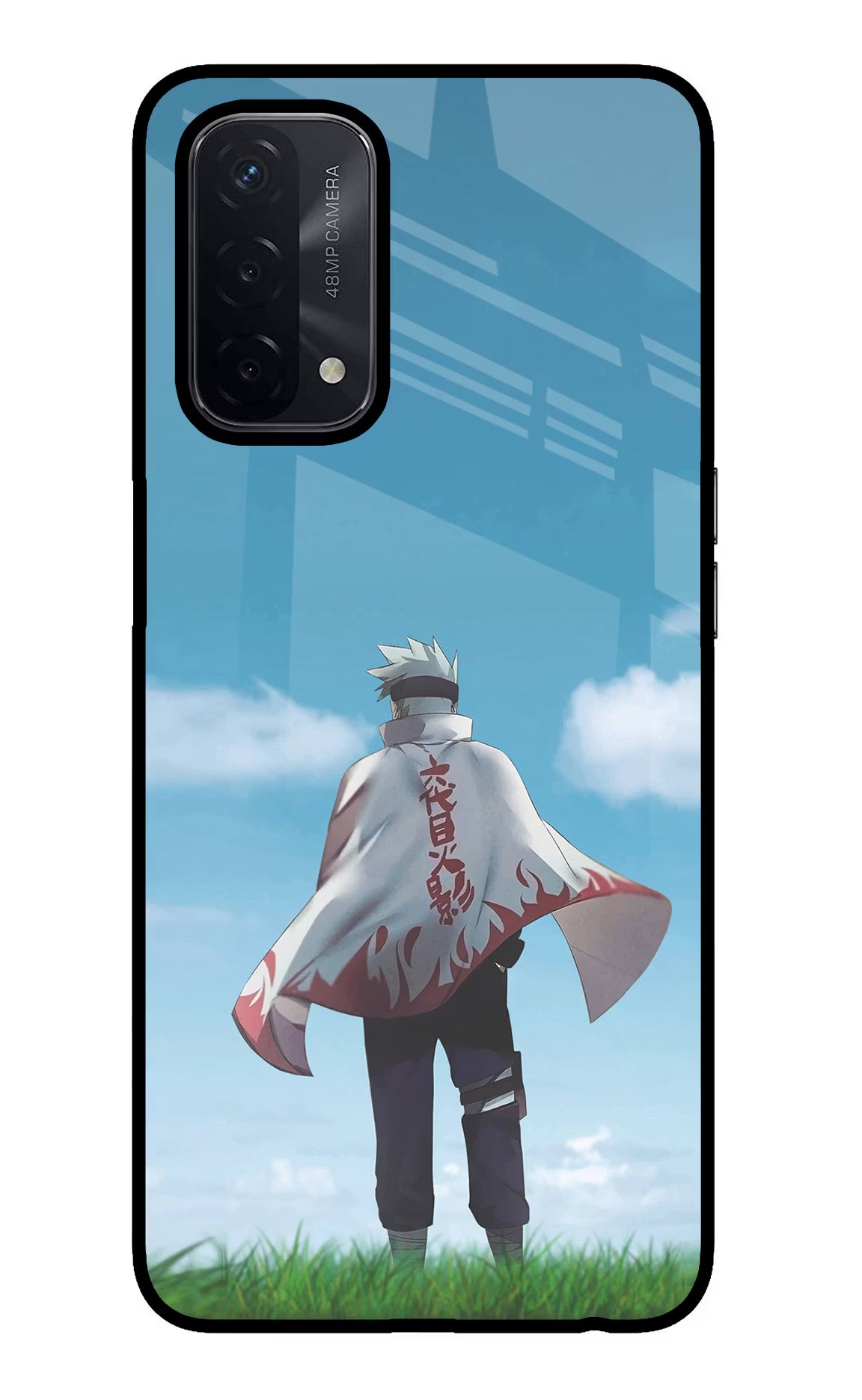 Kakashi Oppo A74 5G Glass Case