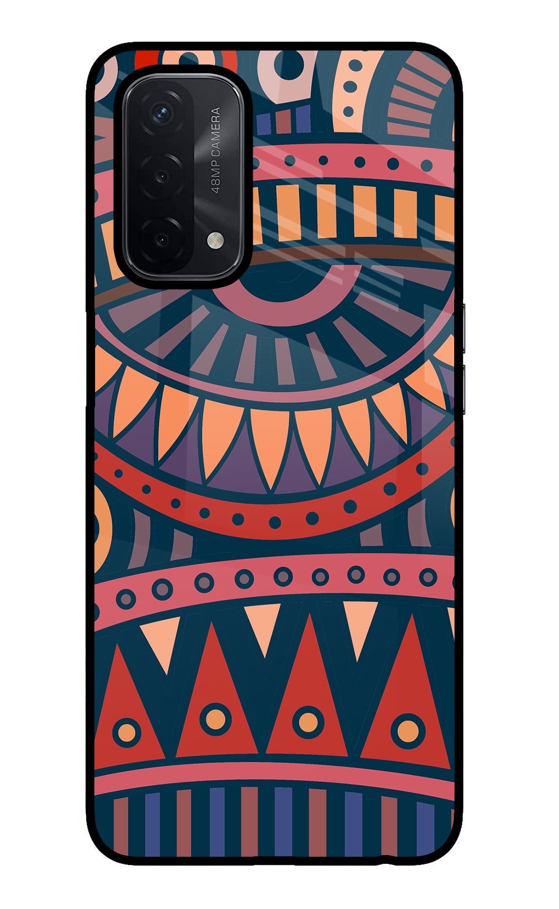 African Culture Design Oppo A74 5G Back Cover