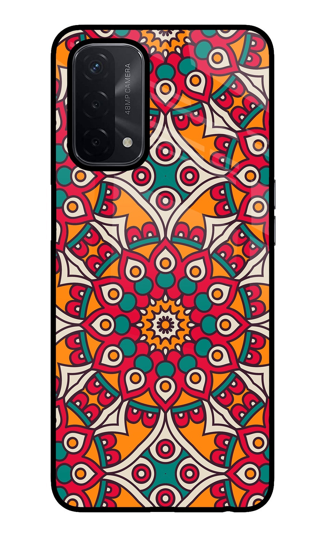 Mandala Art Oppo A74 5G Back Cover