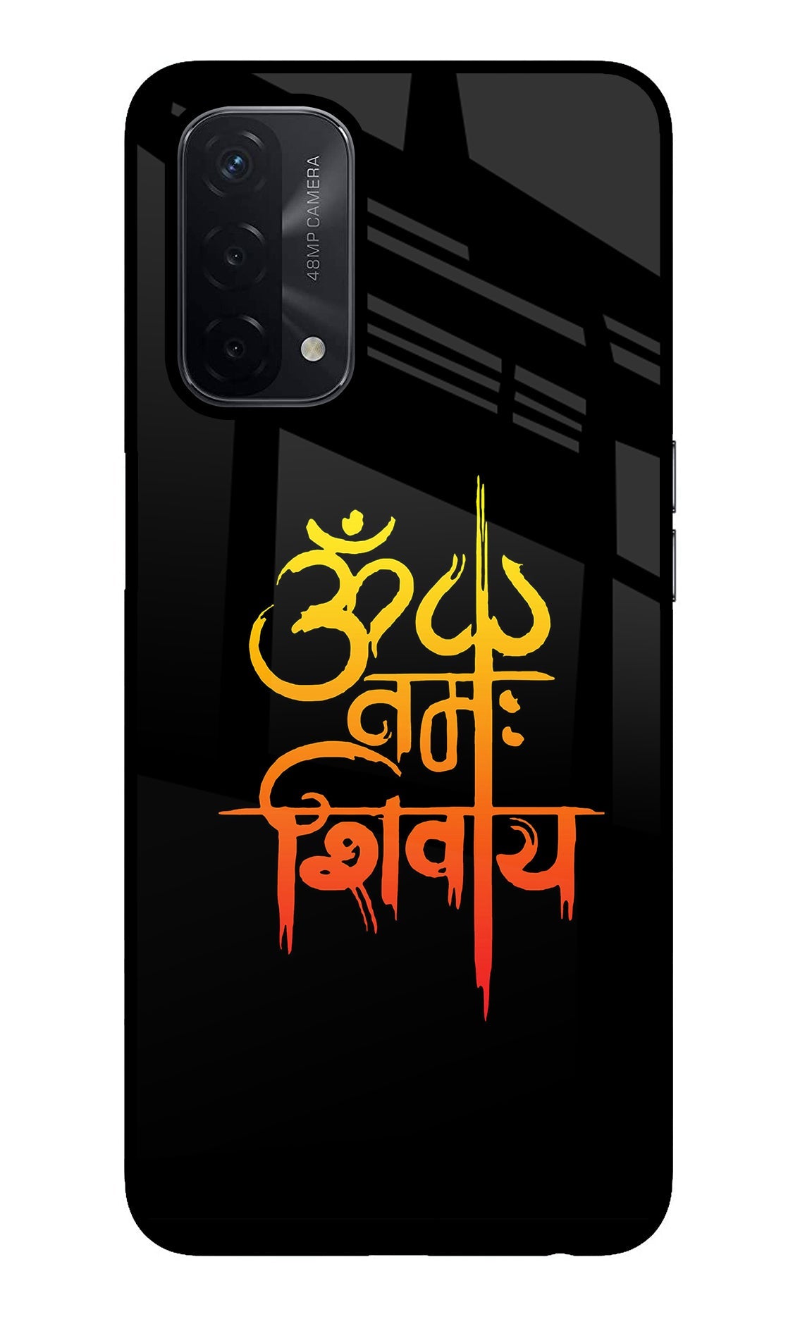 Om Namah Shivay Oppo A74 5G Glass Case