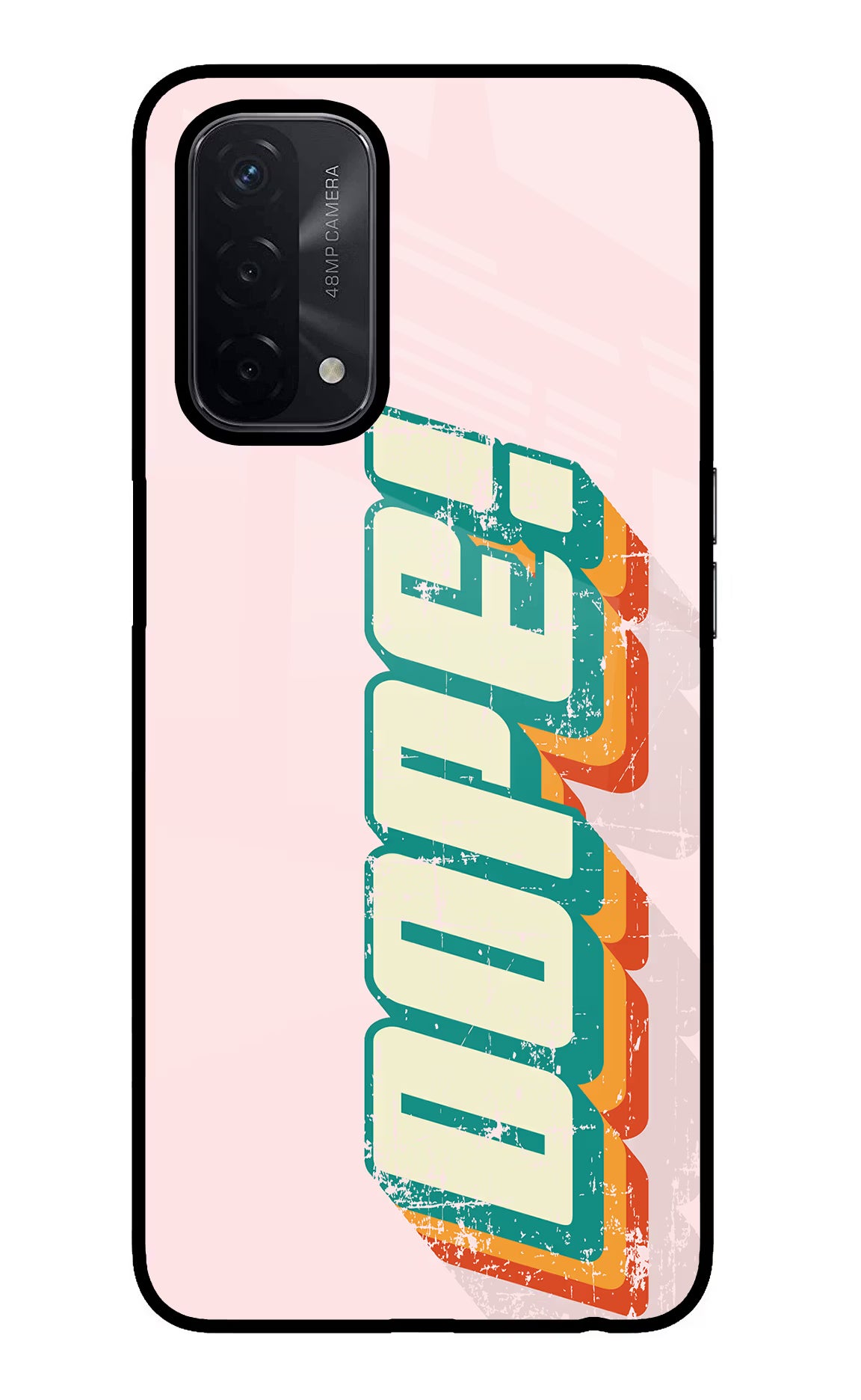 Dope Oppo A74 5G Glass Case Back Cover by Casekaro