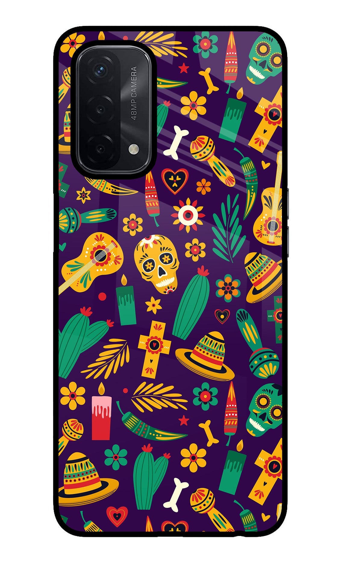 Mexican Artwork Oppo A74 5G Back Cover