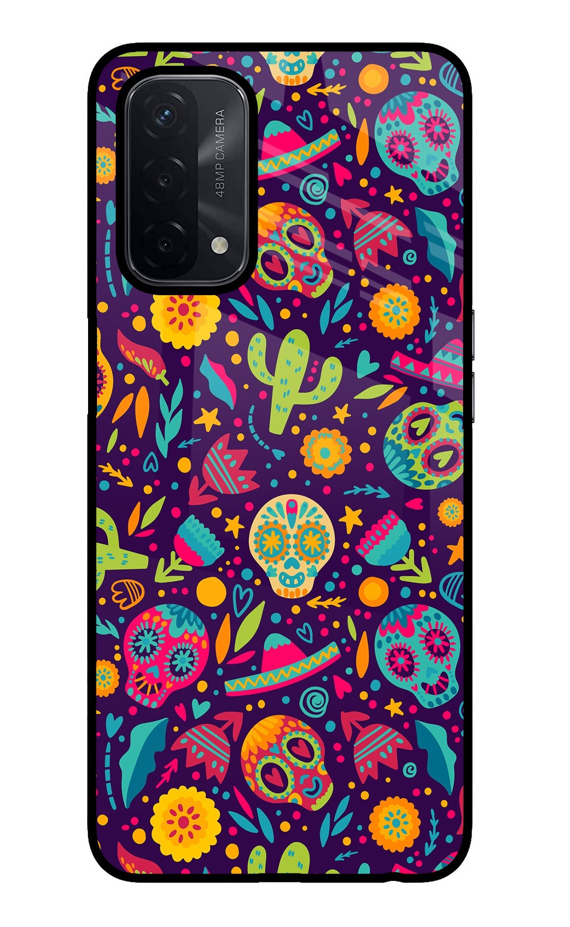 Mexican Design Oppo A74 5G Glass Case