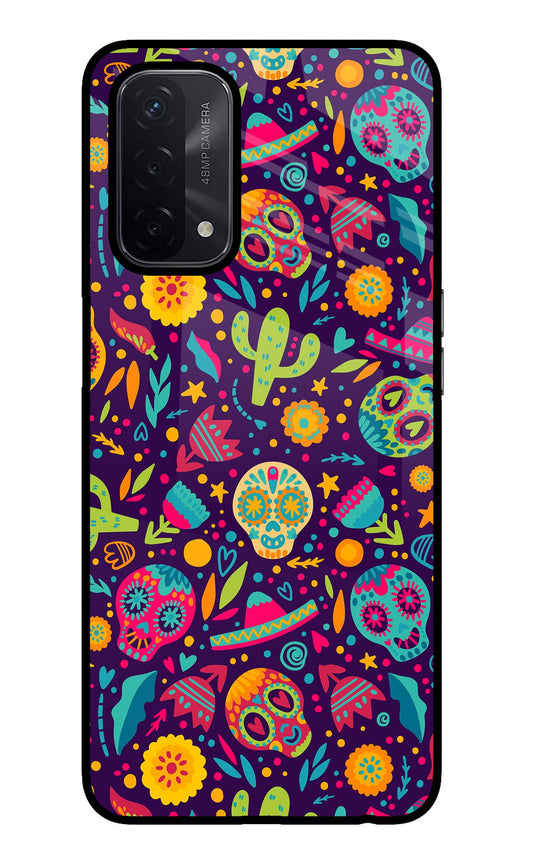 Mexican Design Oppo A74 5G Glass Case