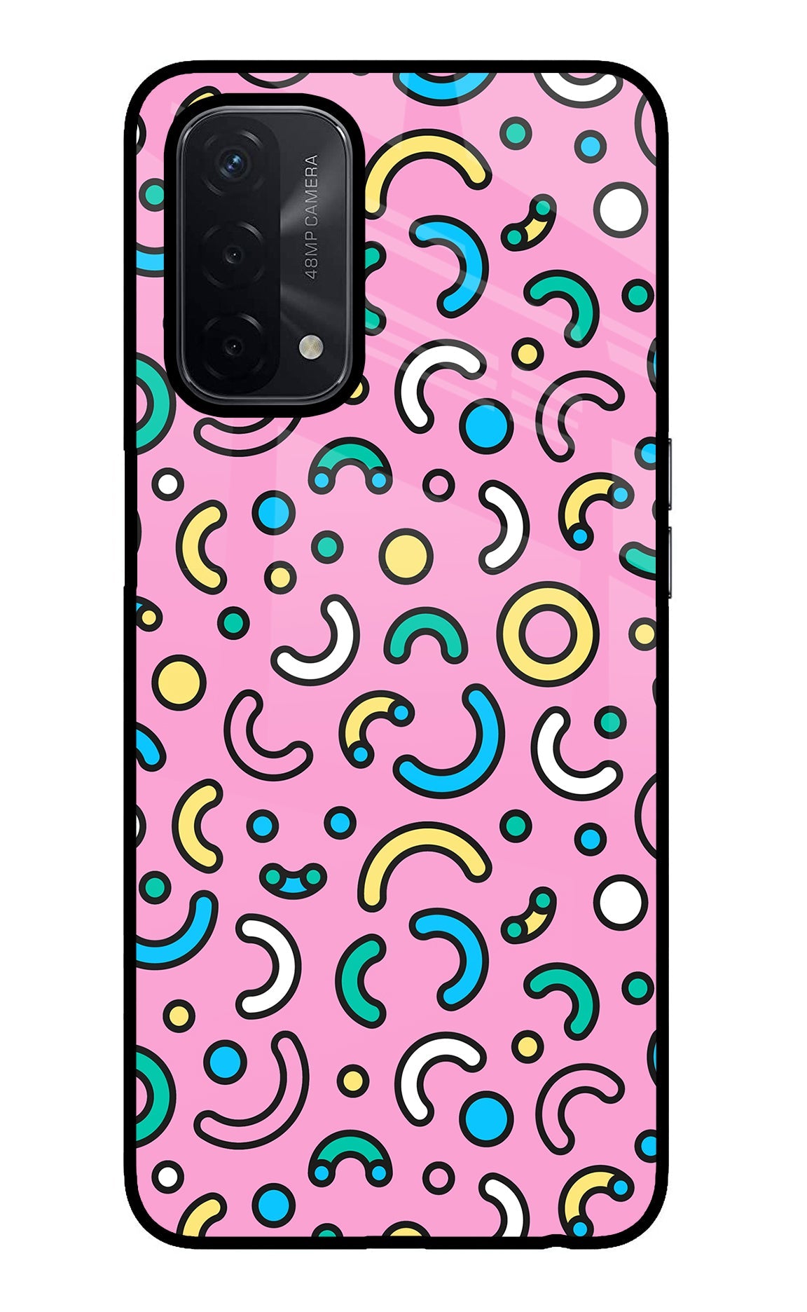 Memphis Design Oppo A74 5G Back Cover