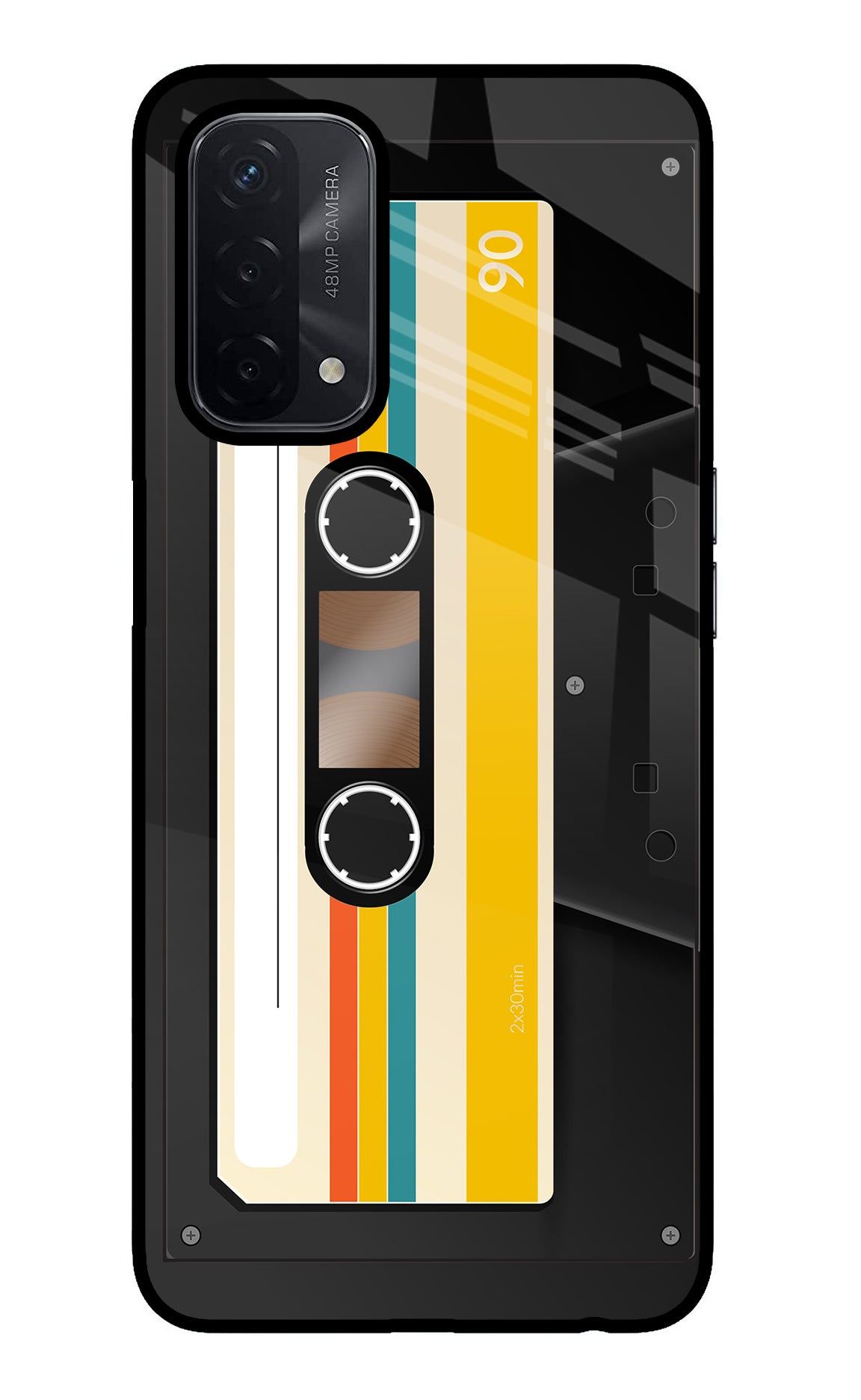 Tape Cassette Oppo A74 5G Back Cover