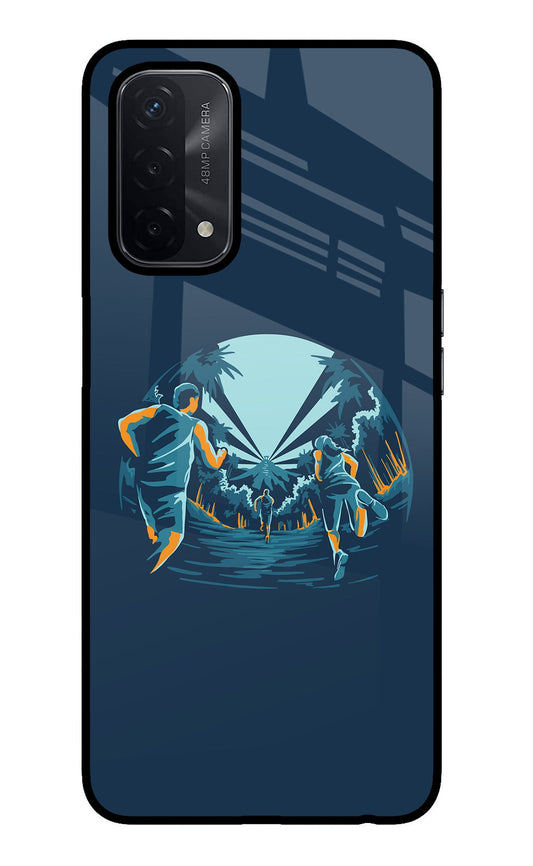 Team Run Oppo A74 5G Glass Case