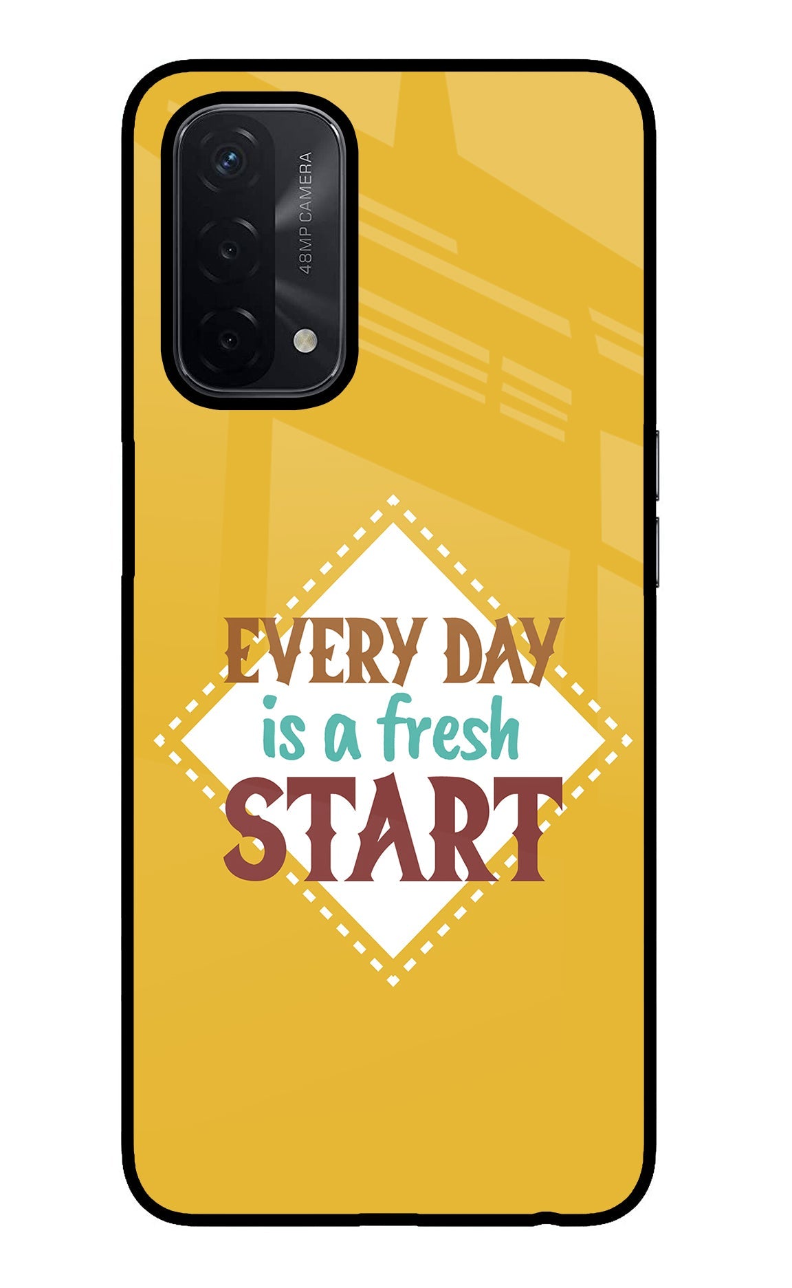 Every day is a Fresh Start Oppo A74 5G Back Cover