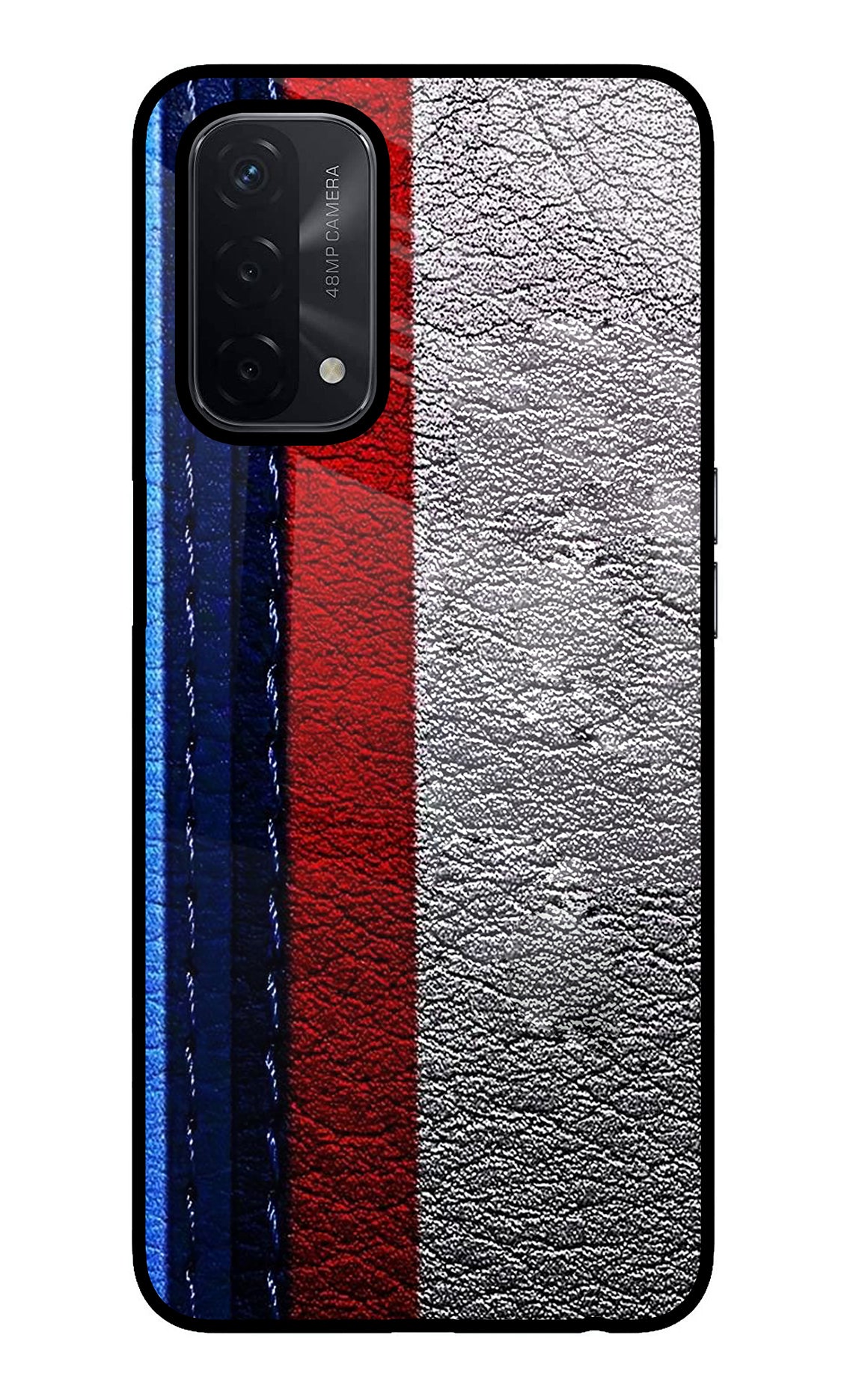 BMW Stripes Oppo A74 5G Glass Case