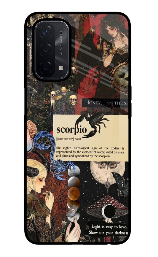 Scorpio Zodiac Oppo A74 5G Glass Case