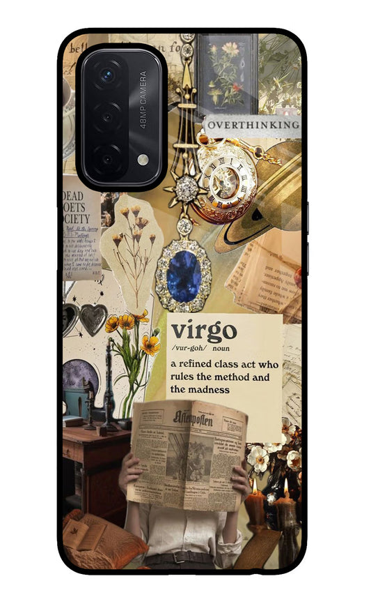 Virgo Zodiac Oppo A74 5G Glass Case