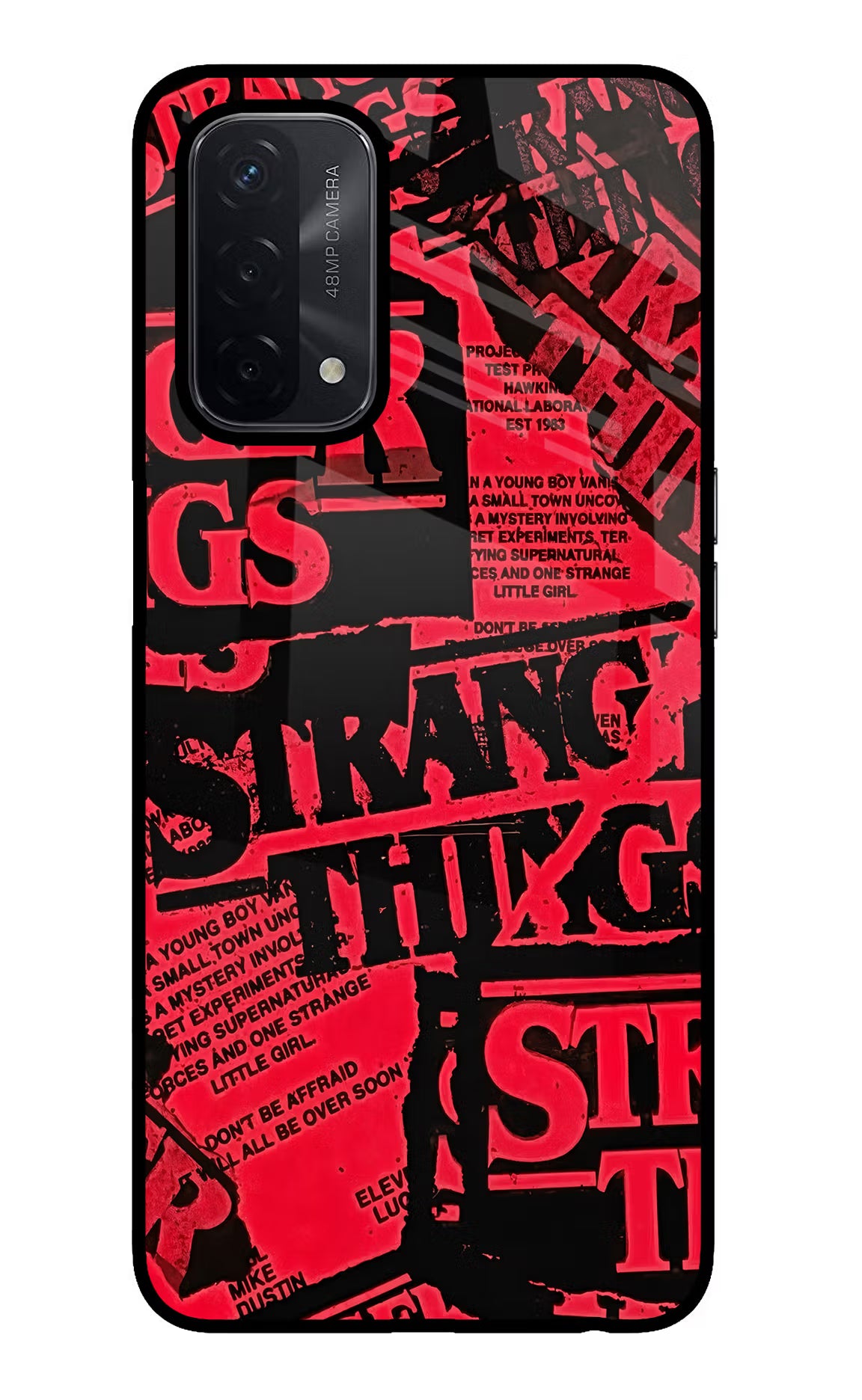 Ordinary Things Oppo A74 5G Glass Case Back Cover by Casekaro