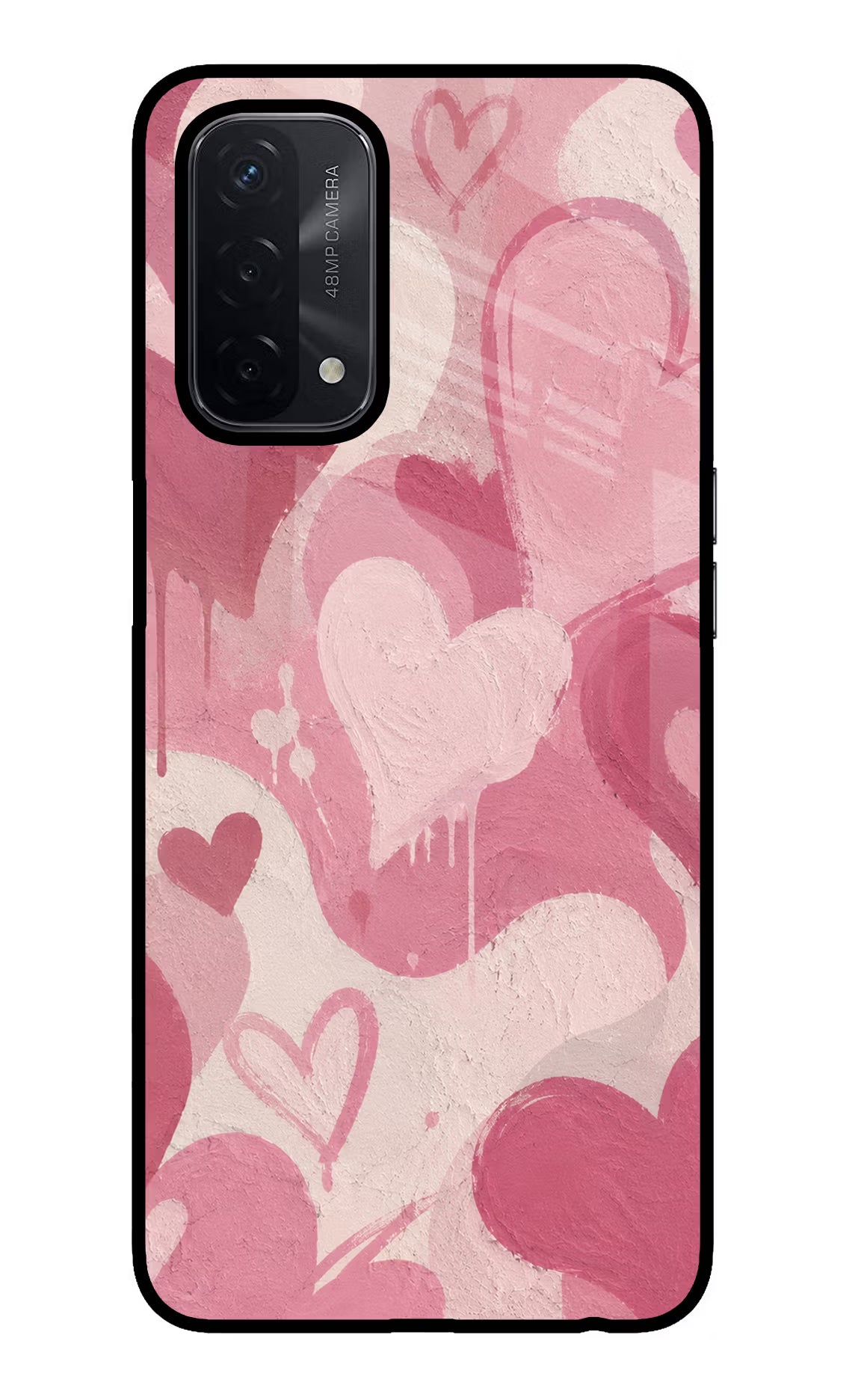 Hearty case Oppo A74 5G Glass Case