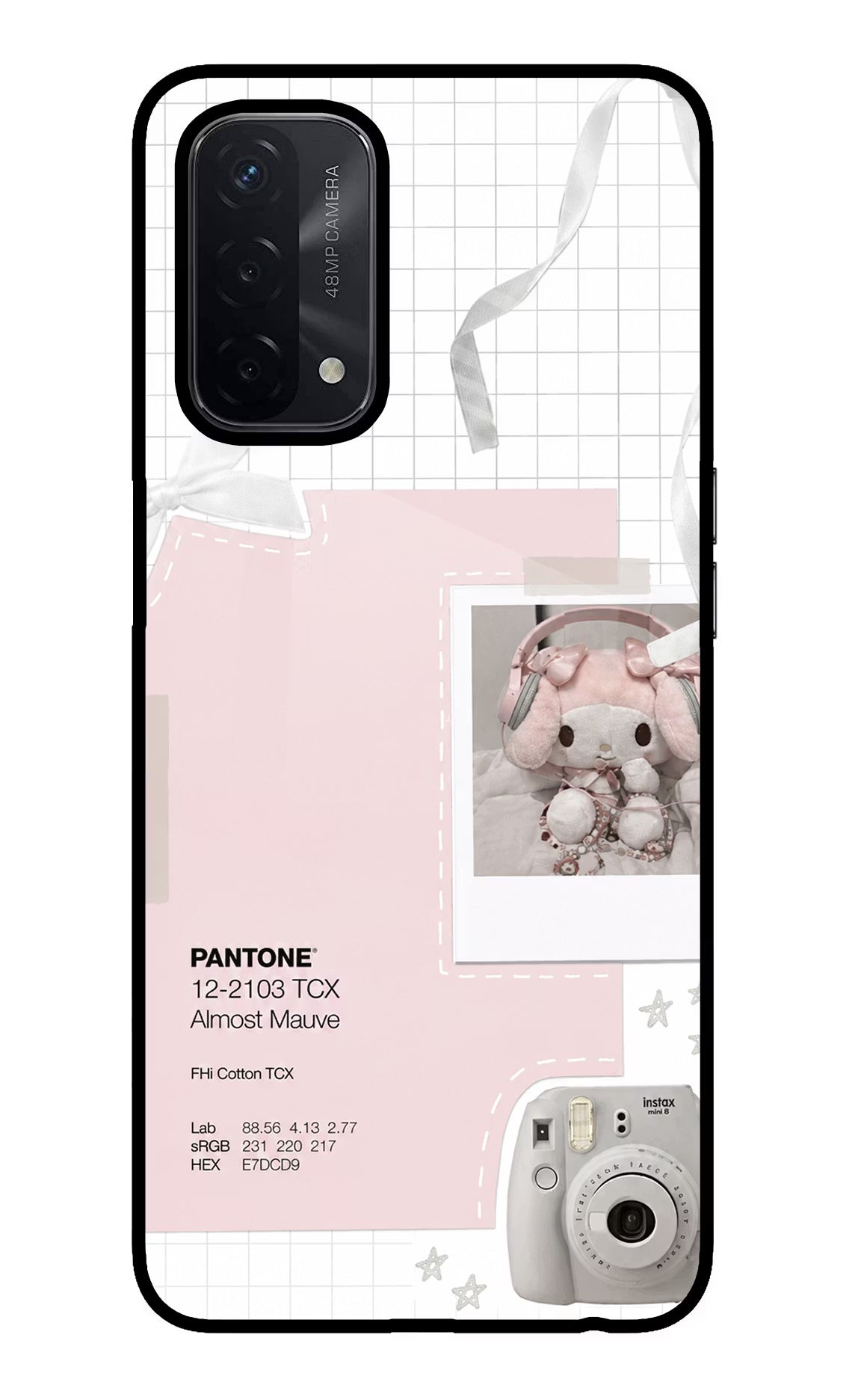 Pantone Asthetic Oppo A74 5G Glass Case