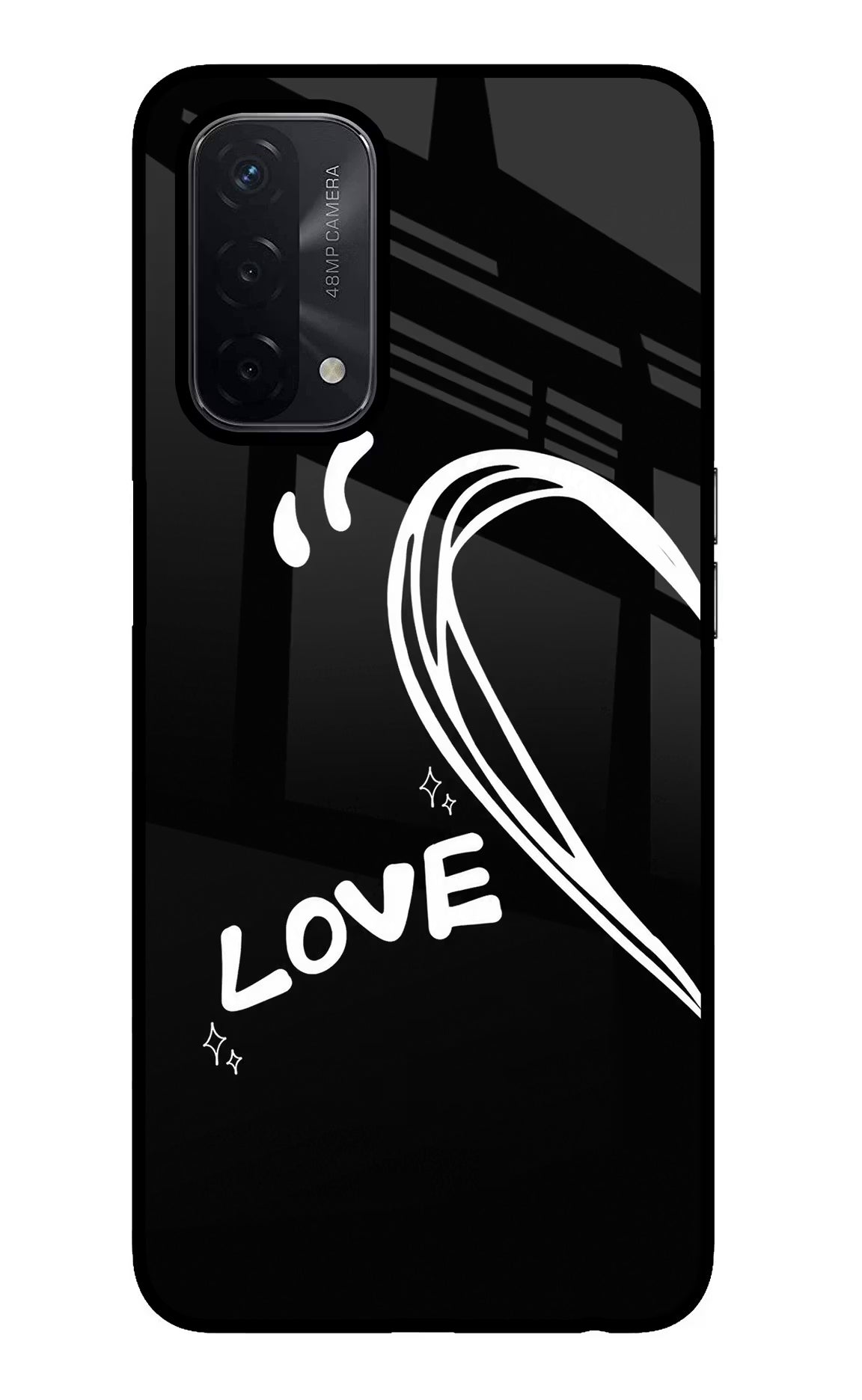 Love Line Oppo A74 5G Glass Case