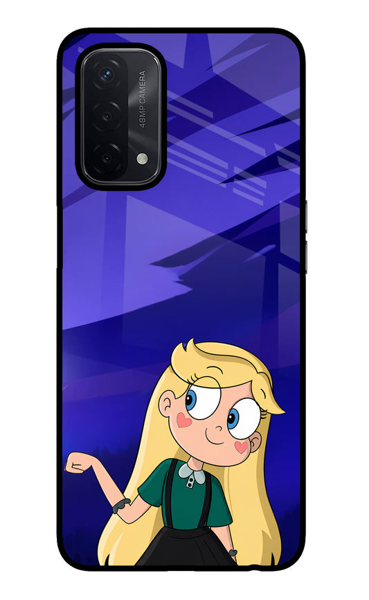 Star Glow Oppo A74 5G Glass Case