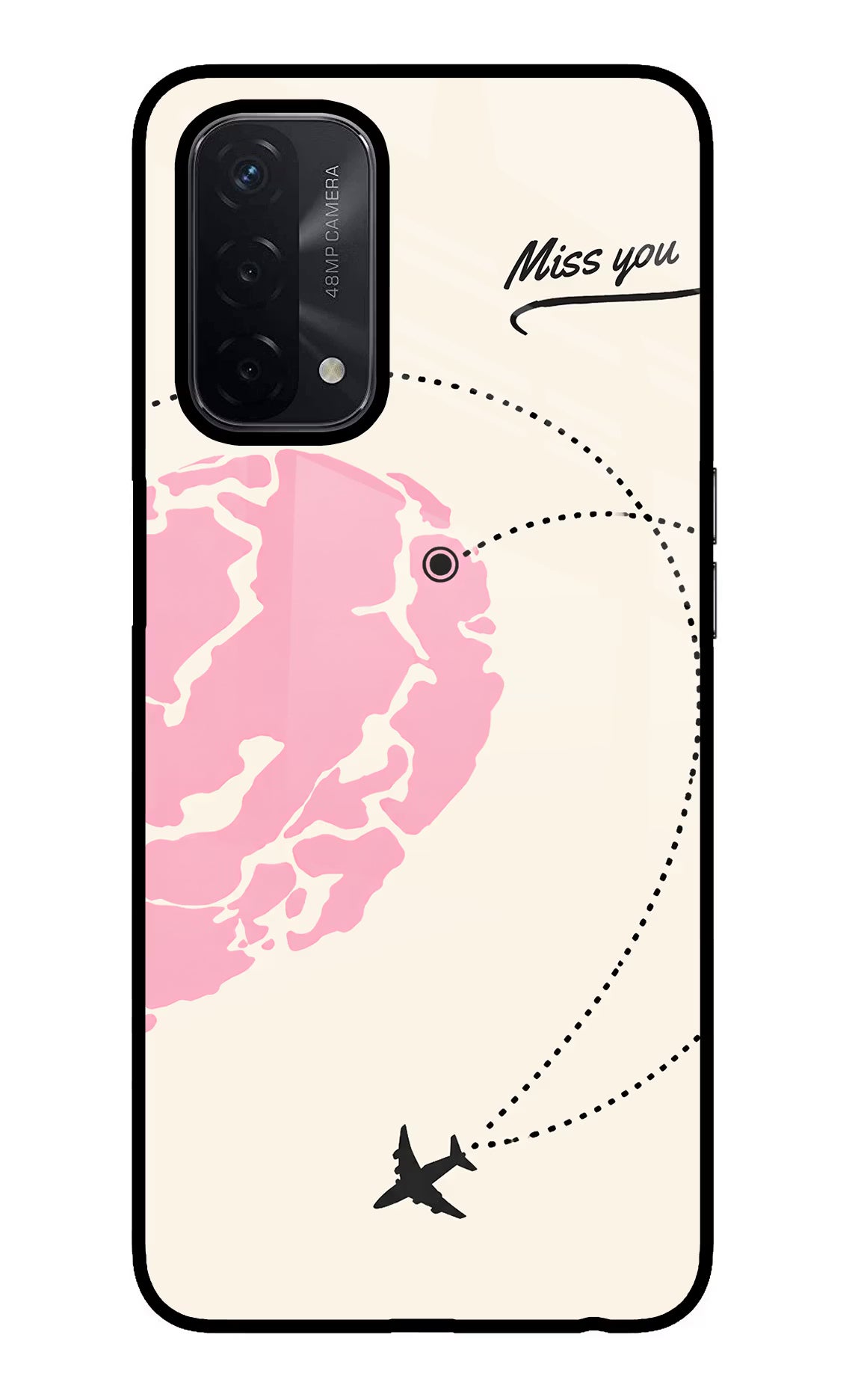 Miss Orbit Oppo A74 5G Glass Case