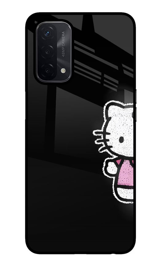 Kitty Charm Oppo A74 5G Glass Case