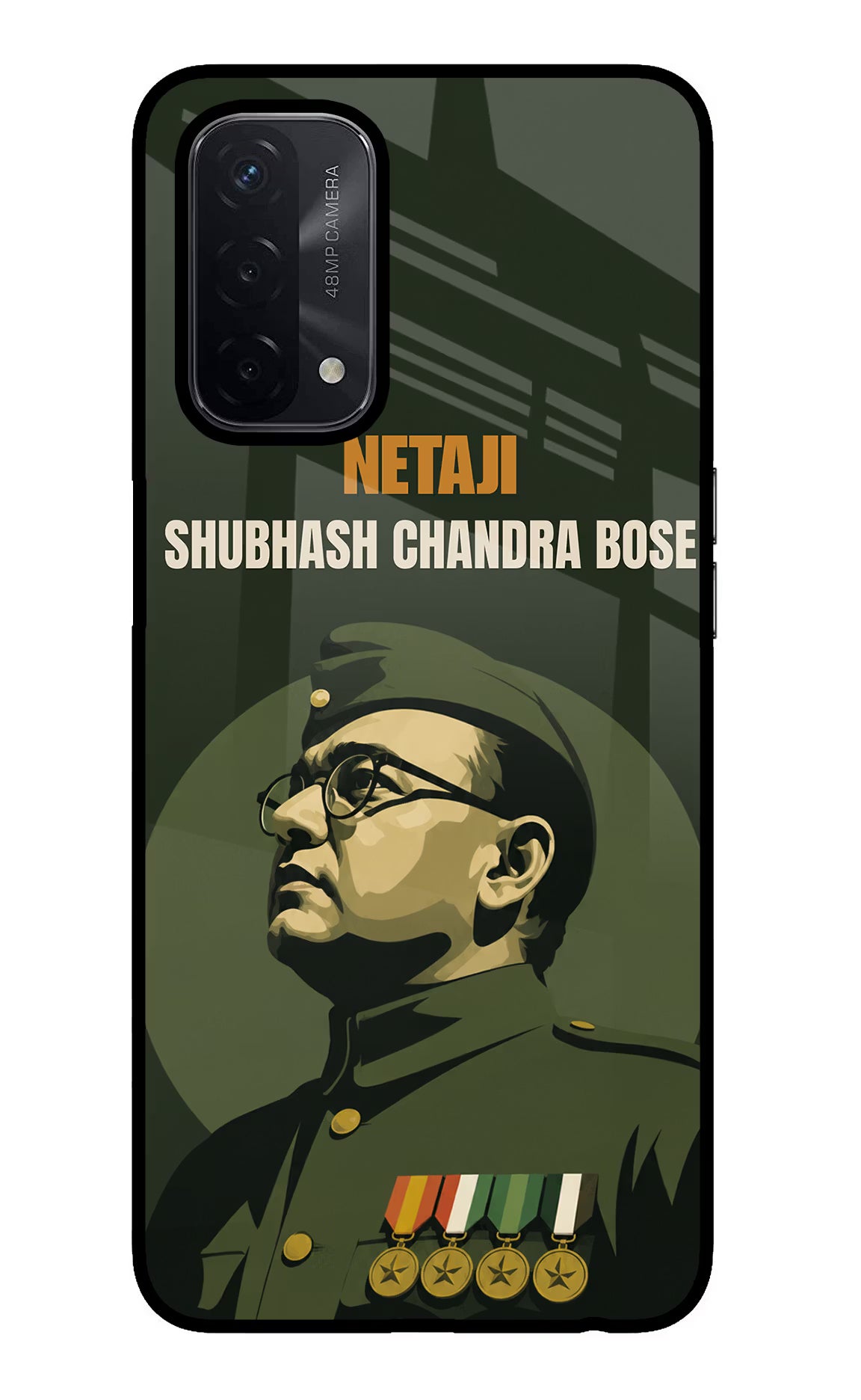 Netaji Legacy Oppo A74 5G Glass Case