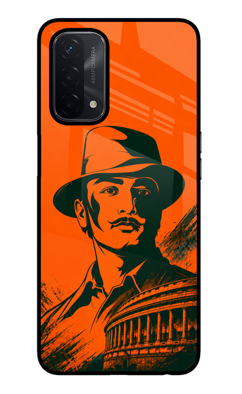 Bhagat Singh Legacy Oppo A74 5G Glass Case