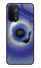 Dark Koi Oppo A74 5G Glass Case