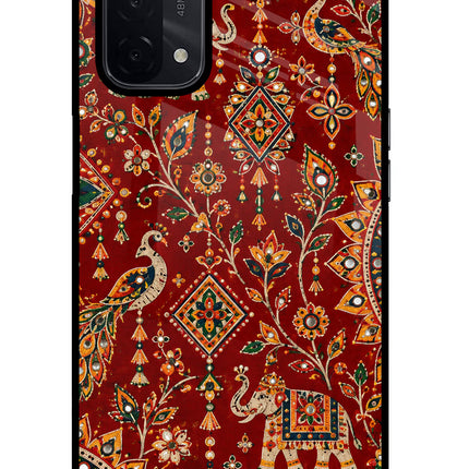 Laal Riwaaz Oppo A74 5G Glass Case