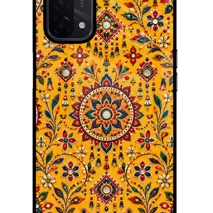 Sunlit Aura Oppo A74 5G Glass Case