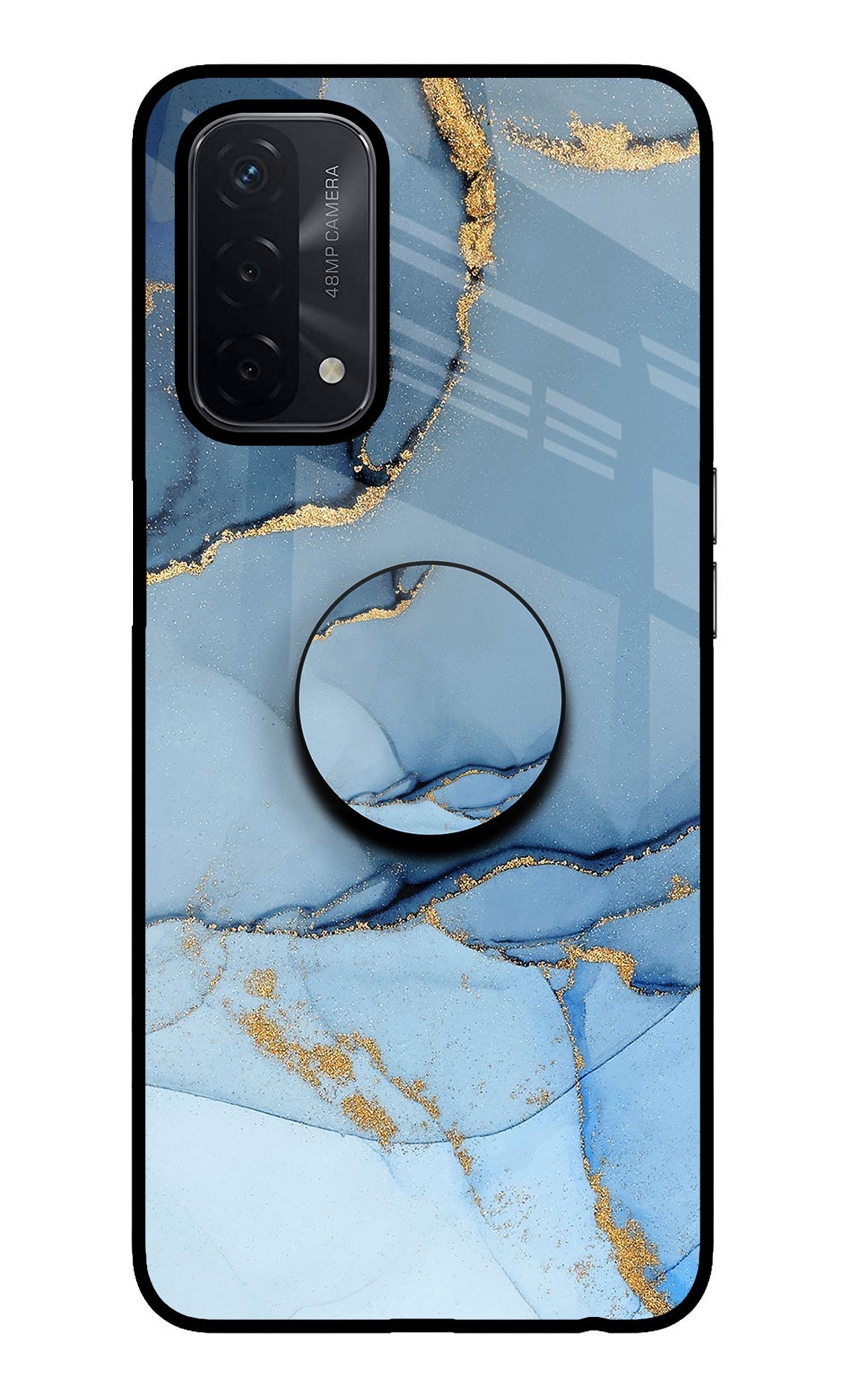 Blue Marble Oppo A74 5G Glass Case