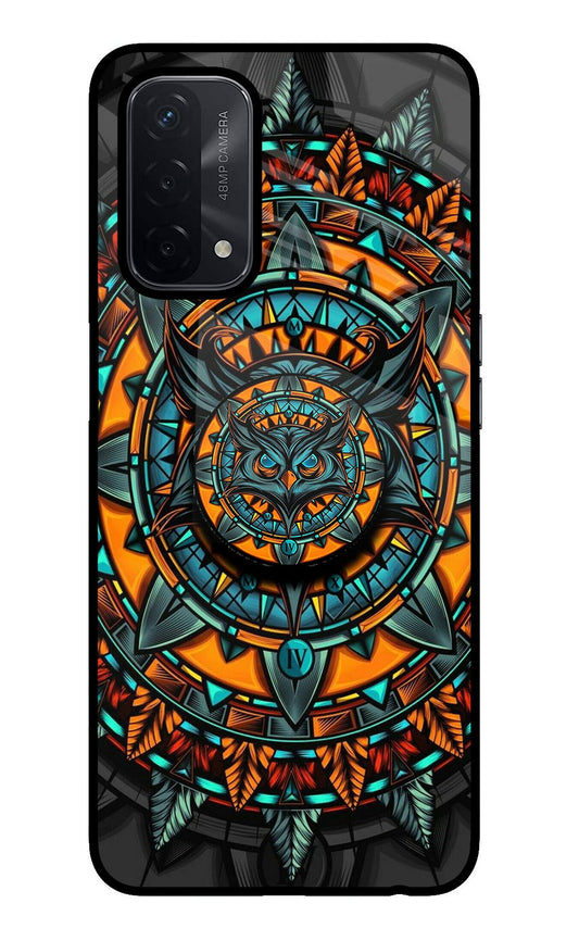 Angry Owl Oppo A74 5G Glass Case