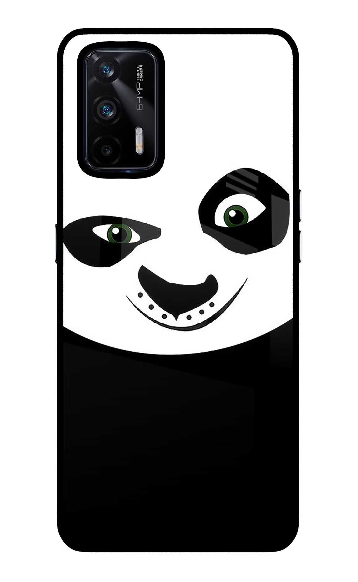 Panda Realme X7 Max Glass Case Back Cover by Casekaro