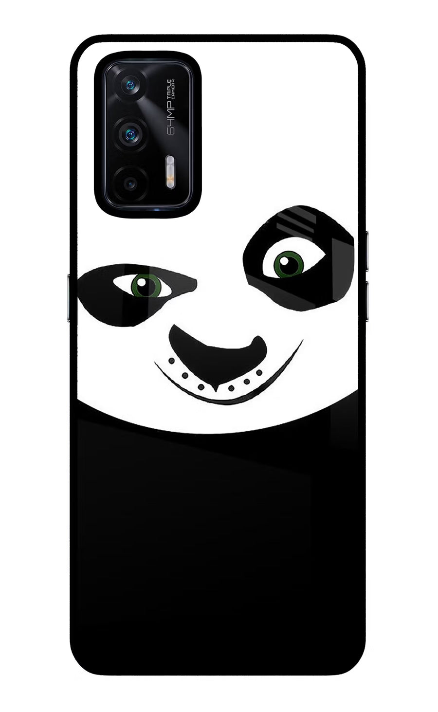 Panda Realme X7 Max Back Cover, Glass case