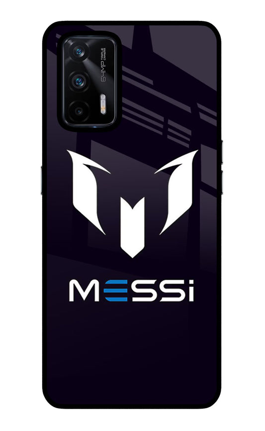 Messi Logo Realme X7 Max Glass Case