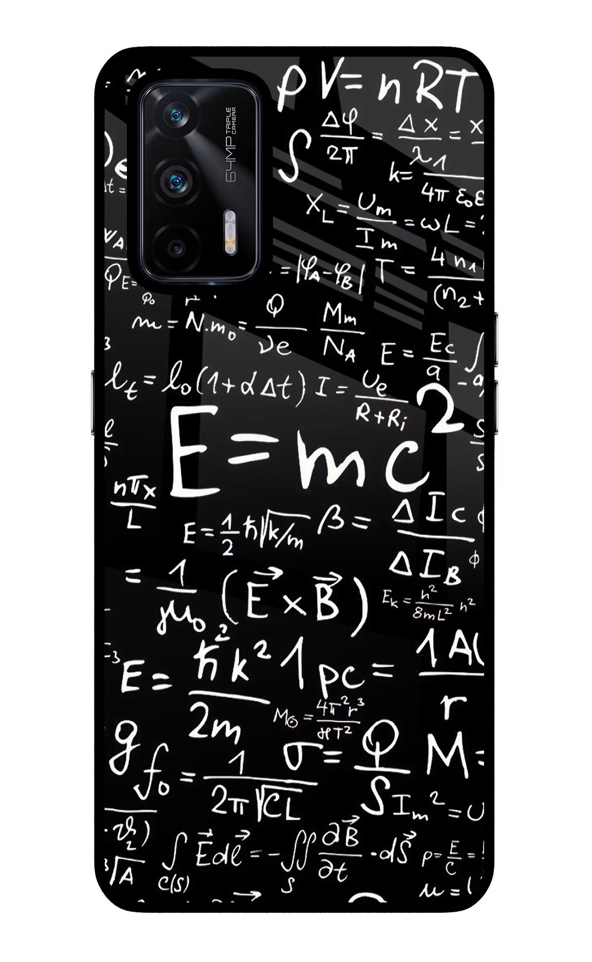 Physics Formula Realme X7 Max Glass Case