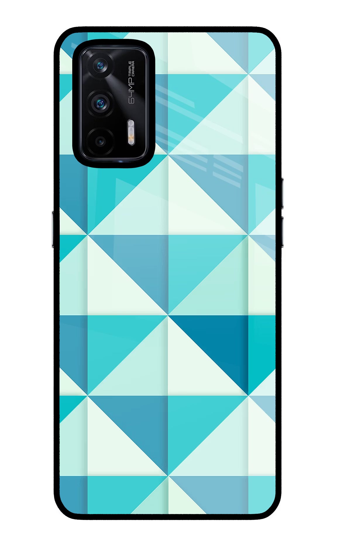 Abstract Realme X7 Max Glass Case