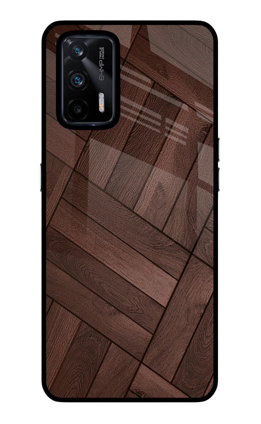 Wooden Texture Design Realme X7 Max Glass Case
