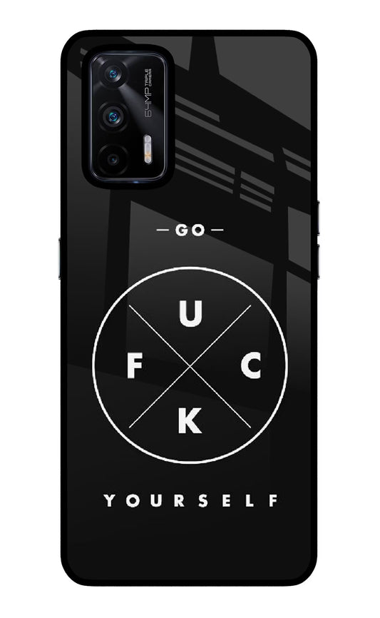 Go Fuck Yourself Realme X7 Max Glass Case