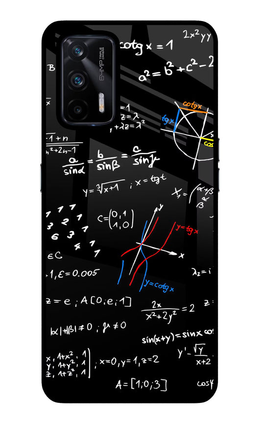 Mathematics Formula Realme X7 Max Glass Case