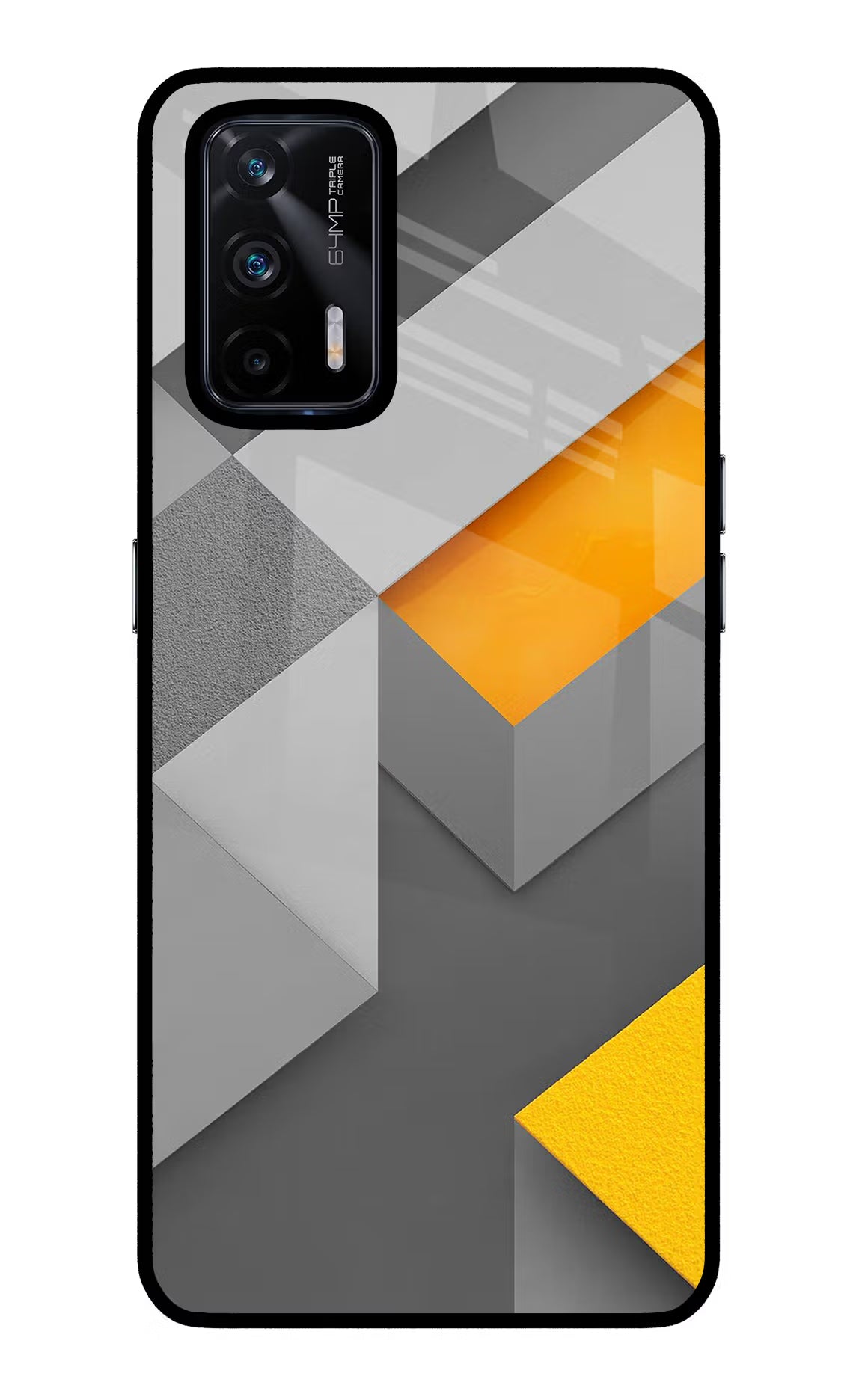 Abstract Realme X7 Max Glass Case Back Cover by Casekaro