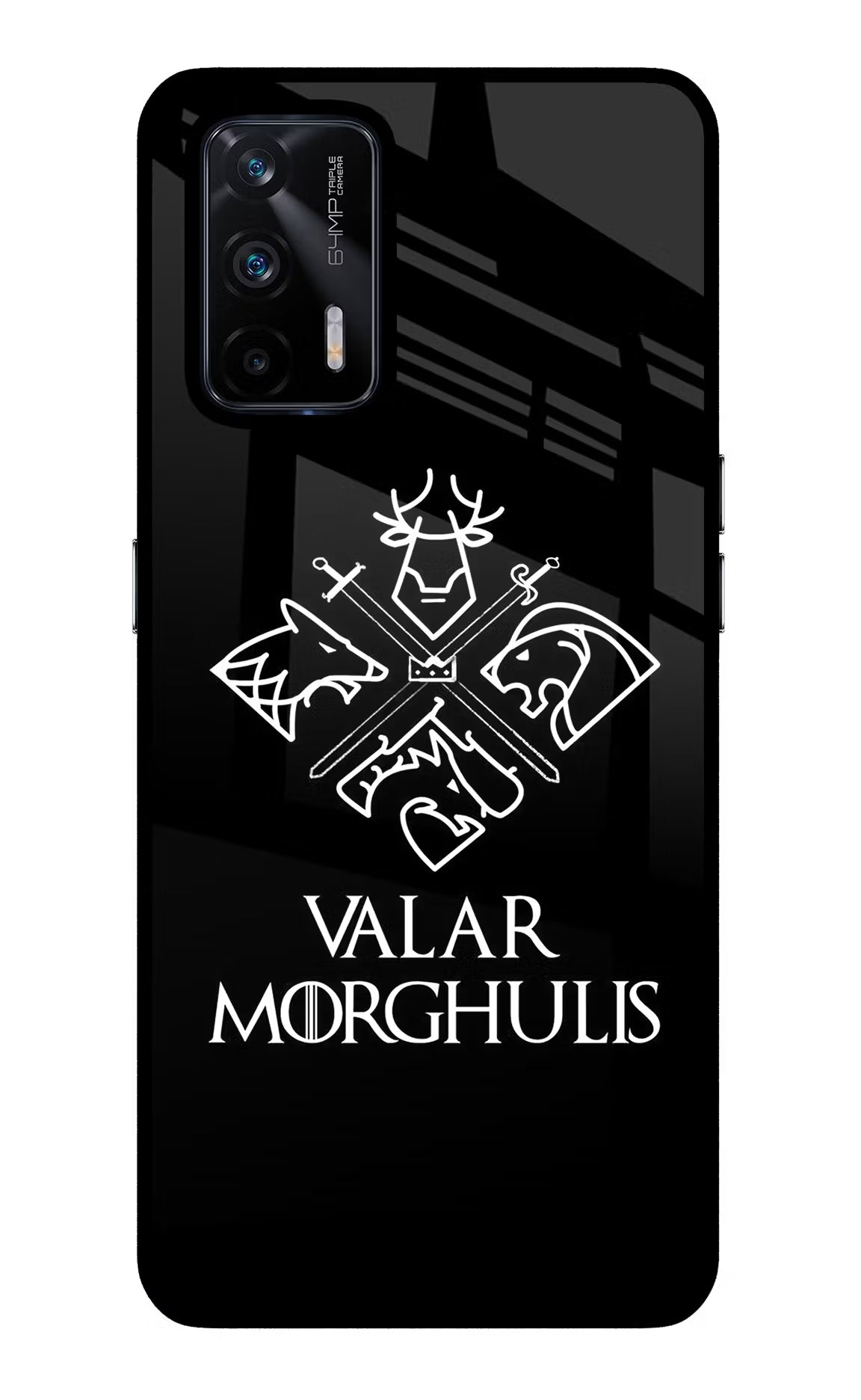 Valar Morghulis | Game Of Thrones Realme X7 Max Glass Case Back Cover by Casekaro