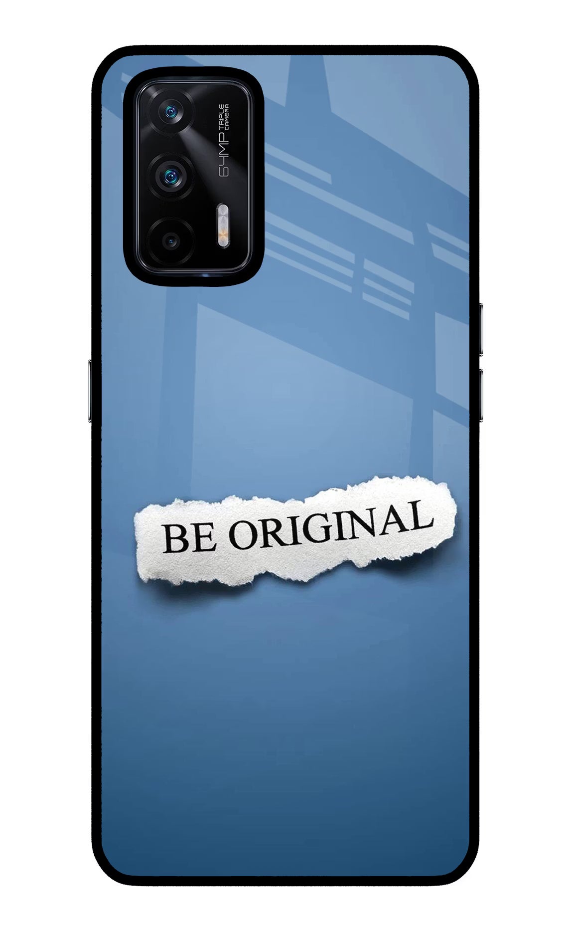 Be Original Realme X7 Max Glass Case Back Cover by Casekaro