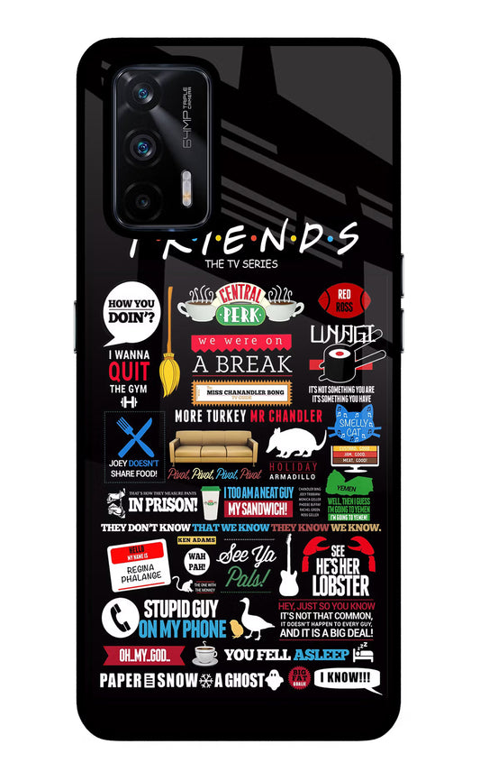 FRIENDS Realme X7 Max Glass Case